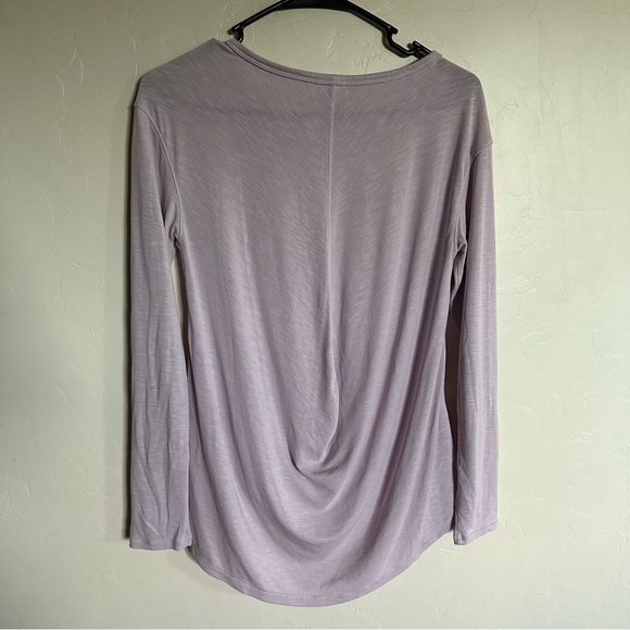 Calia by Carrie Underwood Draped Back Long Sleeve Top - Picture 6 of 6